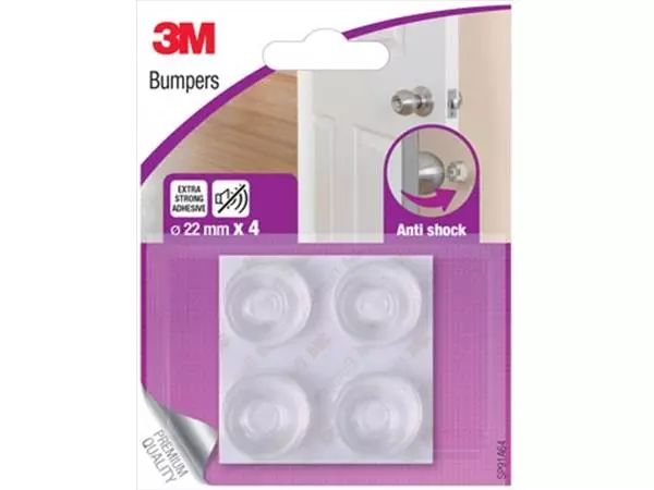 Een 3M Bumpers, Anti shock, 22 mm, blister van 4 stuks koop je bij ShopXPress