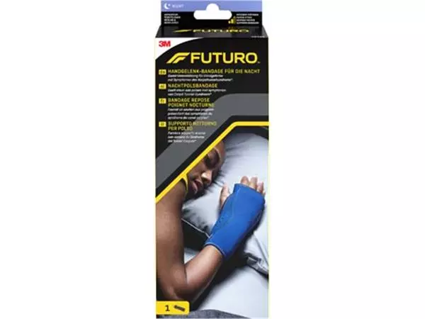 Een 3M Futuro steunverband voor pols, nachtpolsbandage, verstelbaar, blauw koop je bij ShopXPress