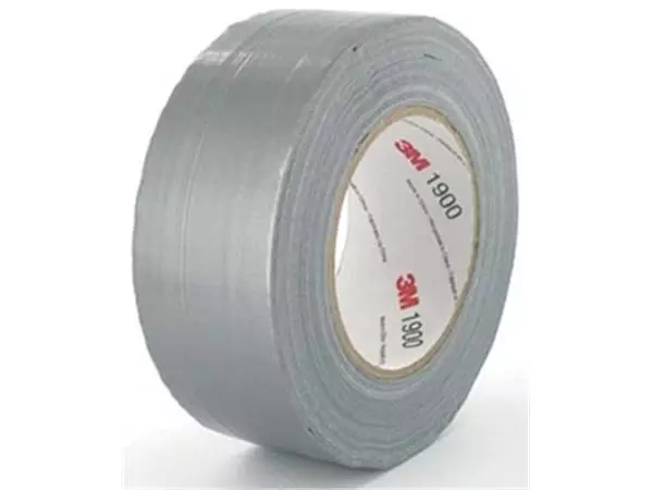 Een 3M duct tape 1900, ft 50 mm x 50 m, zilver koop je bij ShopXPress