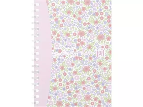 Een Oxford Floral softcover spiraalschrift, ft A6, 50 vel, geruit 5 mm, 4 geassorteerde designs koop je bij Supplierz BV