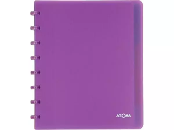 Een Atoma Trendy schrift, ft A5+, 120 bladzijden, geruit 5 mm, met 6 tabbladen, in geassorteerde kleuren koop je bij ShopXPress