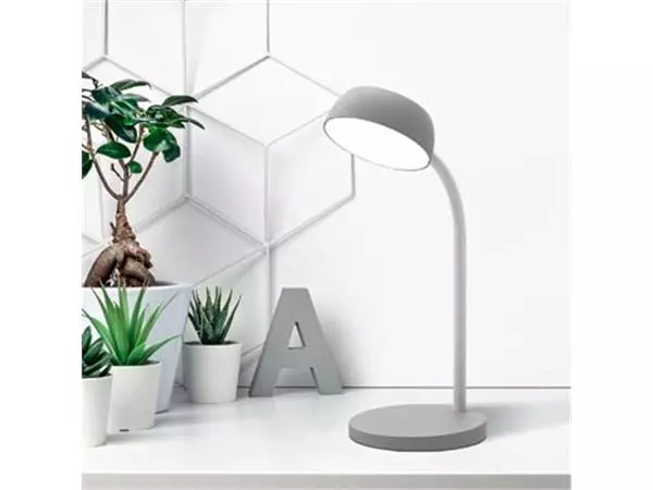 Een Unilux bureaulamp Tamy, LED, grijs koop je bij ShopXPress