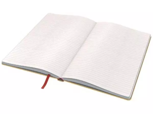 Buy your Leitz Cosy notitieboek met harde kaft, voor ft A5, gelijnd, geel at Supplierz BV