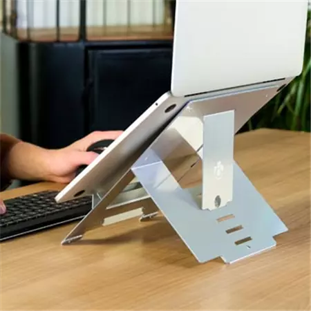 Een R-Go Riser Flexibel laptopstandaard, zilver koop je bij Supplierz BV