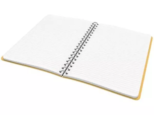 Een Leitz Cosy notitieboek met spiraalbinding, voor ft B5, gelijnd, geel koop je bij ShopXPress