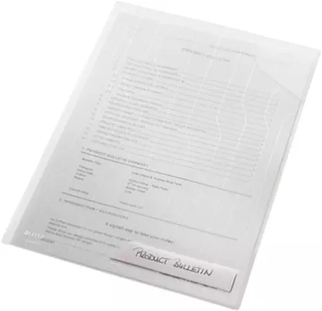 Een Leitz CombiFile premium U-mapje, PP, 200 micron, A4, pak van 5 stuks, transparant koop je bij ShopXPress