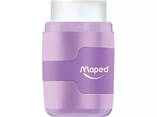 Buy your Maped potloodslijper + gom Connect Soft Touch, pastelkleur, op blister at Supplierz BV