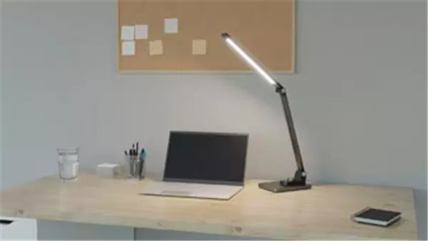 Een Hansa bureaulamp Breeze, LED, grijs koop je bij ShopXPress