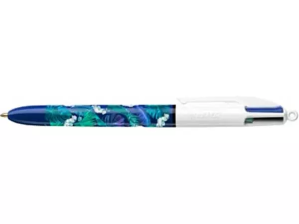 Een Bic Colours Botanical 4-kleurenbalpen, medium, klassieke inktkleuren, doos van 12 stuks koop je bij Supplierz BV