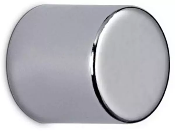 Een MAUL neodymium cylinder magneet Ø10x10x10mm 4kg blister 4 voor glas-, whitebord koop je bij ShopXPress