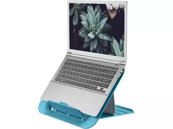 Buy your Leitz Ergo Cosy laptopstandaard, 80 % gerecycleerd kunststof, blauw at Supplierz BV