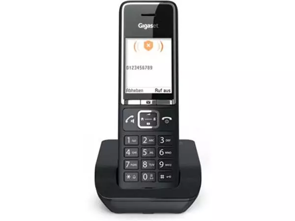 Een Gigaset Comfort 550 DECT draadloze telefoon, zwart koop je bij ShopXPress