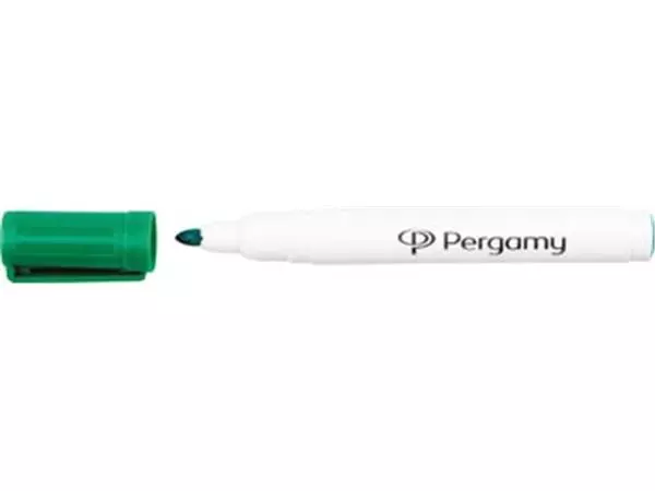 Een Pergamy whiteboardmarker, groen koop je bij ShopXPress