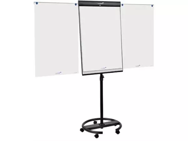 Een Legamaster magnetische flipchart Universal met ronde voet, ft 105 x 68 cm, gelakt staal koop je bij ShopXPress