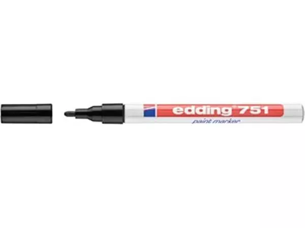 Een Edding paintmarker e-751 Professional zwart koop je bij ShopXPress