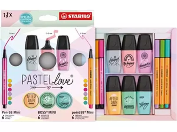 Buy your STABILO Pastellove set, koffertje van 18 stuks at Supplierz BV