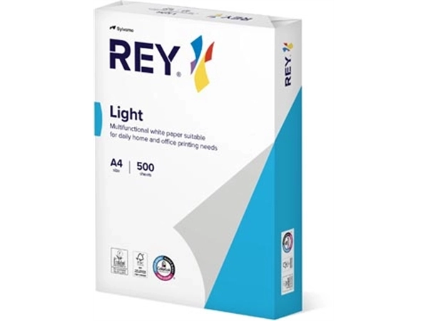 Een Rey Light printpapier ft A4, 75 g, pak van 500 vel koop je bij Supplierz BV