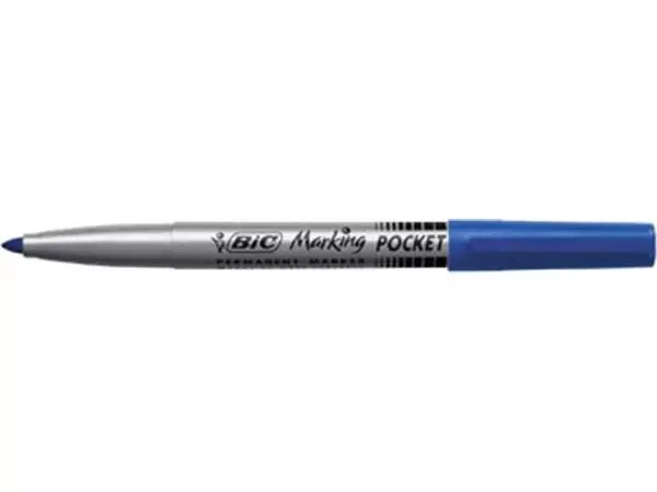 Een Bic permanent marker ECOlutions, schrijfbreedte 1,1 mm, fijne punt, blauw koop je bij ShopXPress