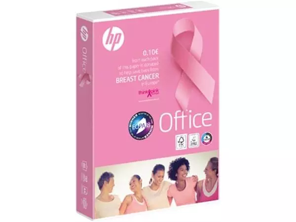 Een HP Office Pink Ream kopieerpapier, ft A4, 80 g, pak van 500 vel koop je bij ShopXPress