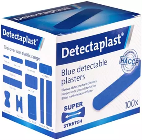 Een Detectaplast Elastic textielpleister, ft 19 x 72 mm, pak van 100 stuks koop je bij ShopXPress