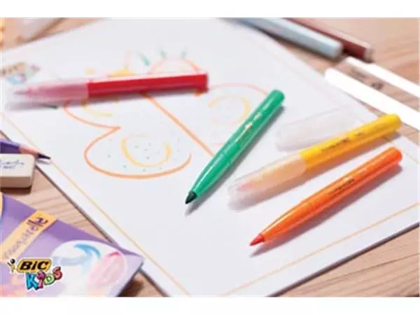 Een Bic Kids penseelstift Visaquarelle, etui van 10 stuks koop je bij ShopXPress