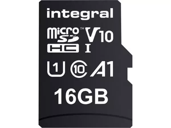 Een Integral microSDHC geheugenkaart, 16 GB koop je bij ShopXPress