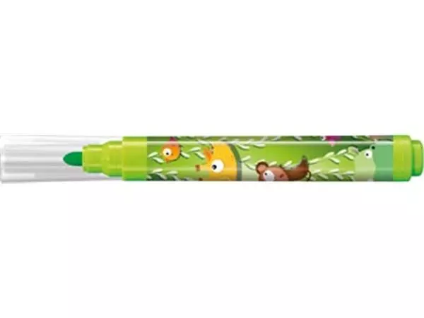 Een Maped viltstift Jungle Fever Jumbo, etui van 12 stuks, assorti koop je bij ShopXPress