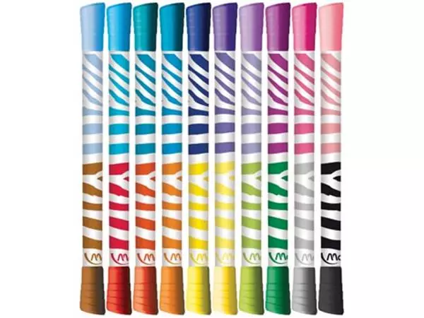 Een Maped Viltstift Color'Peps Duo, blister met 10 stuks koop je bij ShopXPress