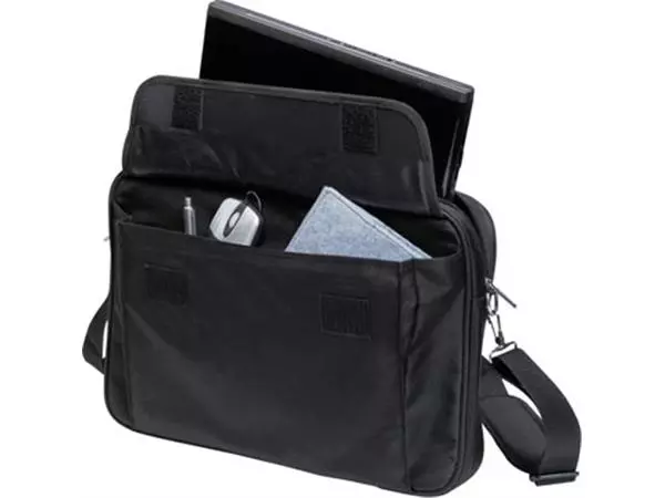 Een Dicota laptoptas Value Toploading Kit, voor laptops tot 15,6 inch, inclusief muis, zwart koop je bij ShopXPress