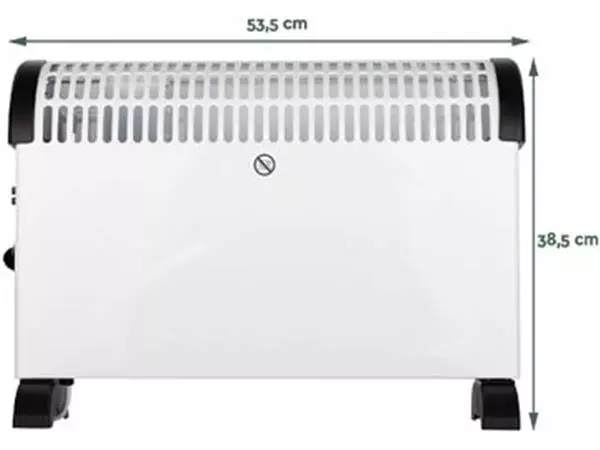 Een Brasq convector verwarming CH300, wit koop je bij ShopXPress