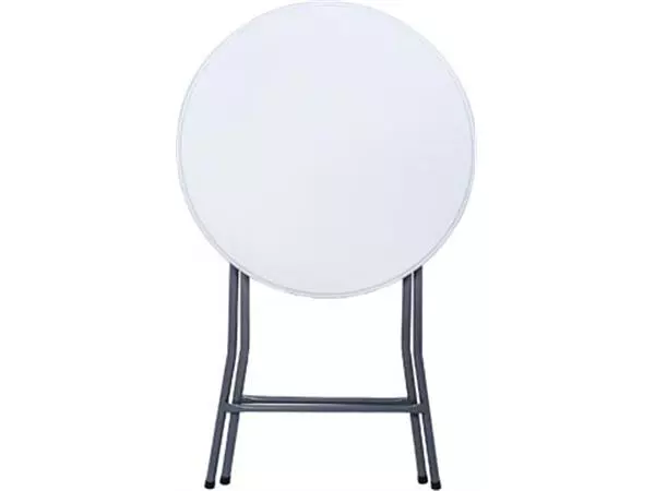 Een Inklapbare statafel BT100, wit, diameter 80 cm koop je bij Supplierz BV