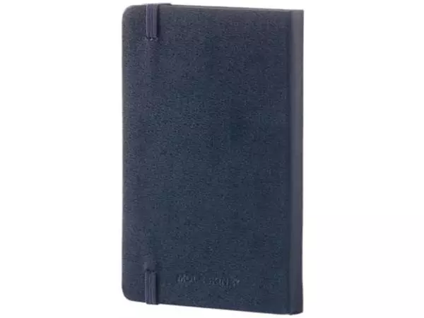 Een Moleskine notitieboek, ft 9 x 14 cm, gelijnd, harde cover, 192 blad, saffier koop je bij ShopXPress