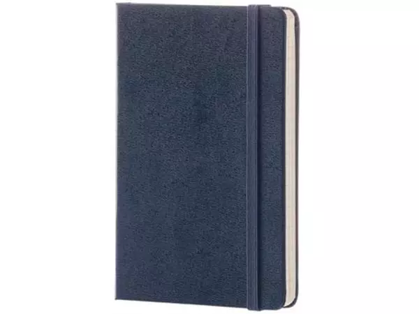 Een Moleskine notitieboek, ft 9 x 14 cm, effen, harde cover, 192 blad, saffier koop je bij ShopXPress