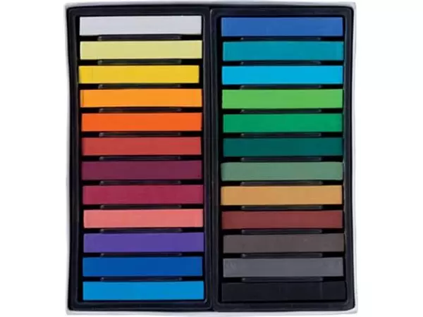 Een Talens Art Creation softpastels, doos met 24 stuks in geassorteerde kleuren koop je bij ShopXPress