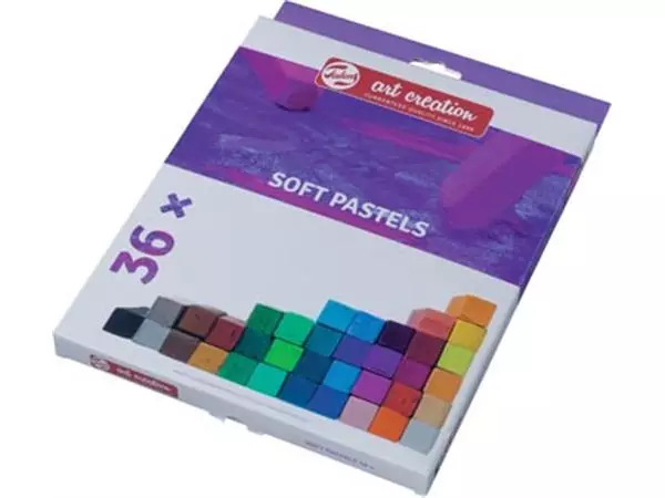 Een Talens Art Creation softpastels, doos van 36 stuks in geassorteerde kleuren koop je bij ShopXPress