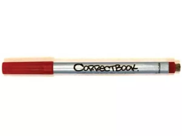 Een Correctbook uitwisbare pen, schrijfbreedte: 0,6mm, rood koop je bij ShopXPress