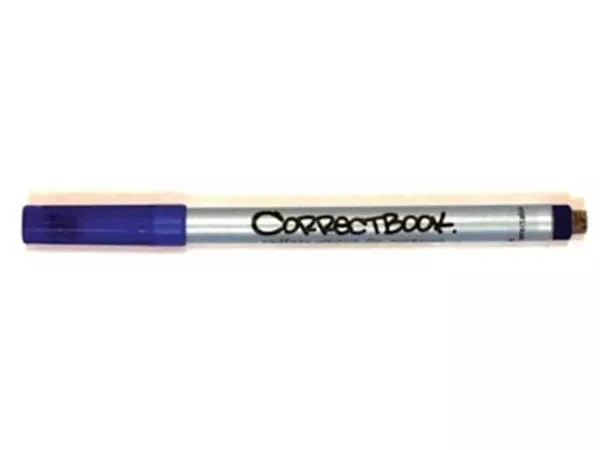 Een Correctbook uitwisbare pen, schrijfbreedte: 0,6mm, blauw koop je bij ShopXPress