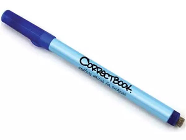 Een Correctbook uitwisbare pen, schrijfbreedte: 0,6mm, blauw koop je bij Supplierz BV