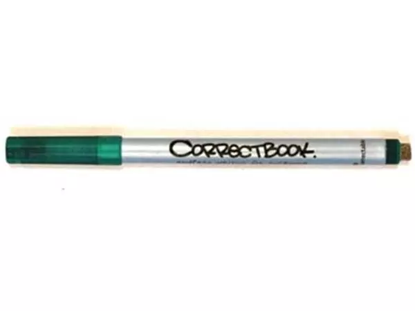 Een Correctbook uitwisbare pen, schrijfbreedte: 0,6mm, groen koop je bij Supplierz BV