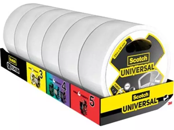 Een Scotch ducttape Universal, ft 48 mm x 25 m, wit koop je bij ShopXPress