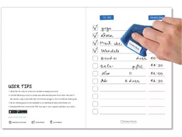 Sie können einen Correctbook Scratch To-Do: uitwisbaar / herbruikbaar notitieboek, 8 Pagina's (4 vel) bei Supplierz BV kaufen