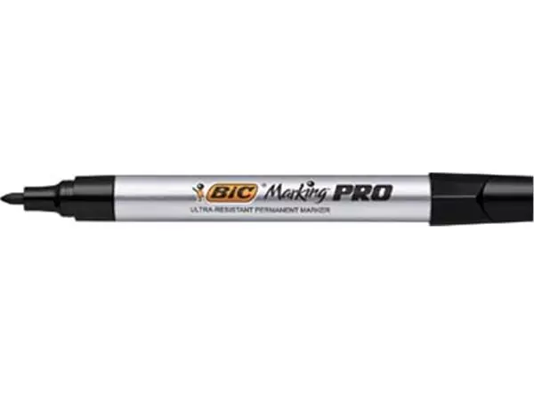 Een Bic markeerstift Marking Pro, ronde punt, zwart koop je bij Supplierz BV