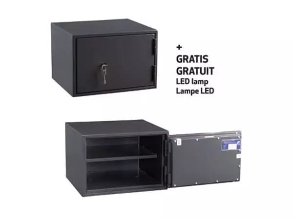 Een ACTIE DE RAAT SECURITY: 1 x DRS Global 2 K, sleutelslot, 26 l + GRATIS 1 x Led Lampje koop je bij ShopXPress