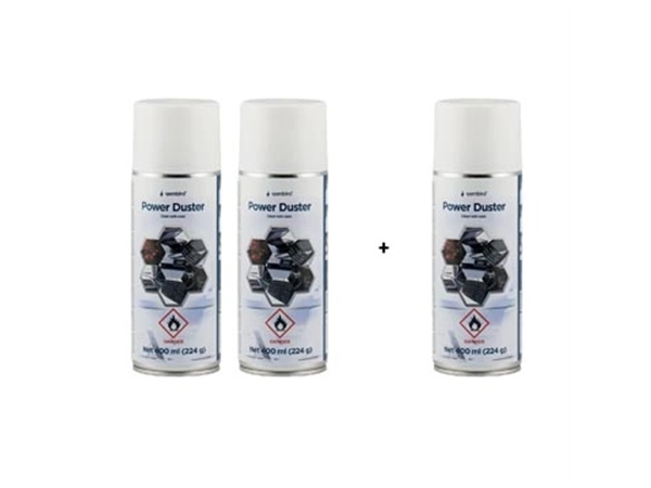 Een ACTIE GEMBIRD PERSLUCHTREINIGER, 400 ML (REF. GB10201) 2 + 1 GRATIS koop je bij ShopXPress