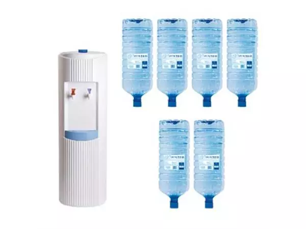 Een Actie O-water 1 x waterkoeler (FWB2013) + 4 x bronwater 18l (FW189)+ GRATIS 2 x bronwater 18l (FW189) koop je bij ShopXPress