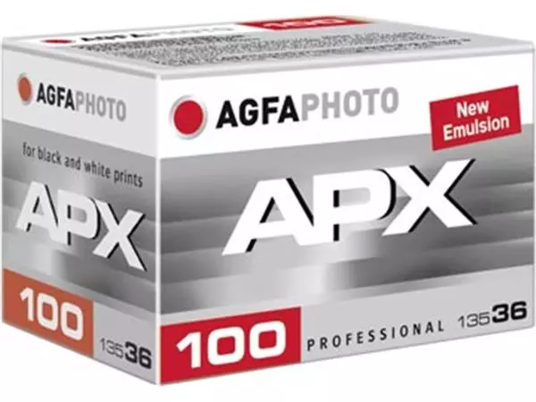 Een Agfaphoto analoge zwart-witfilm, ISO 100, rol van 36 foto's koop je bij ShopXPress