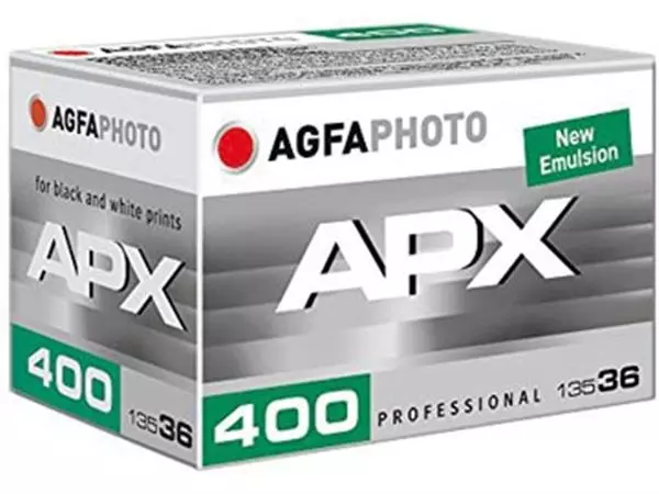 Een Agfaphoto analoge zwart-witfilm, ISO 400, rol van 36 foto's koop je bij ShopXPress
