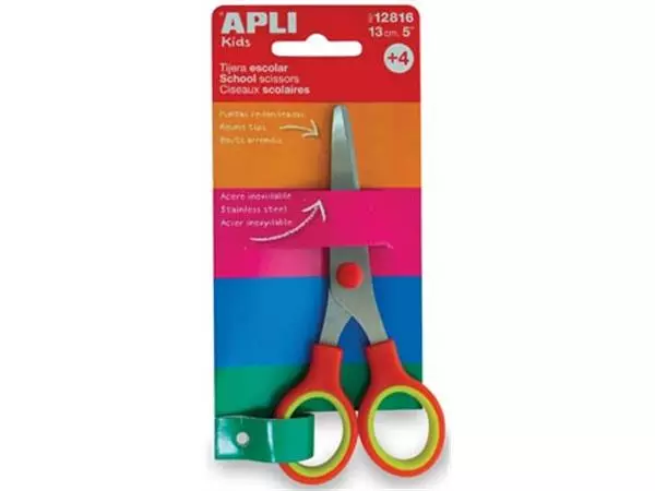 Een Apli Kids schoolschaar 13 cm, op blister koop je bij ShopXPress