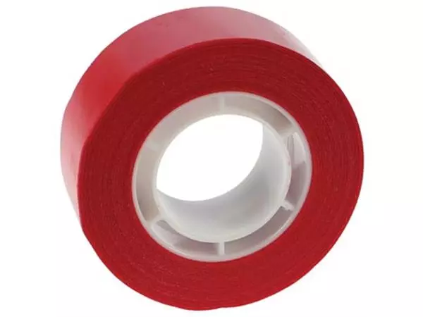 Een Apli plakband ft 19 mm x 33 m, rood koop je bij ShopXPress