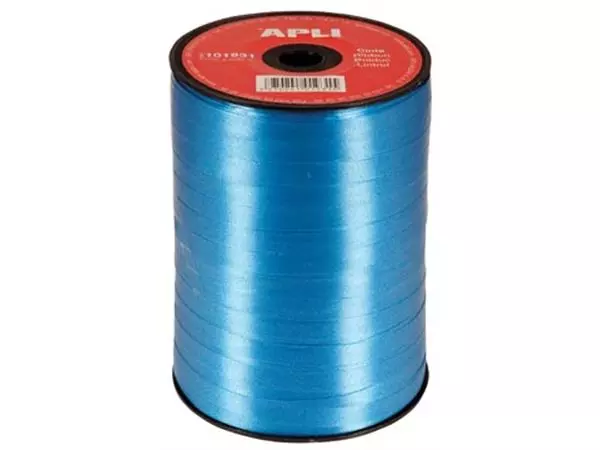 Een Apli sierlint 7 mm x 500 m, blauw koop je bij ShopXPress